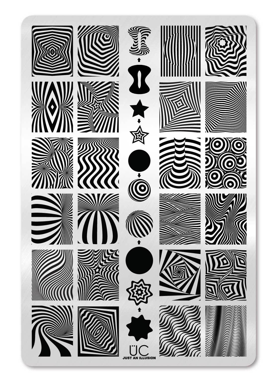 Just An Illusion - Uber Chic Stamping Plate Main image