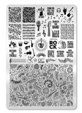 Let's Rock - Uber Chic Stamping Plate