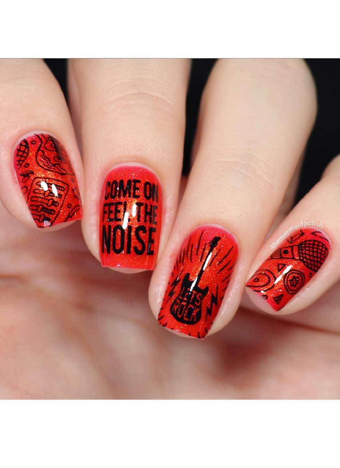 Let's Rock - Uber Chic Stamping Plate