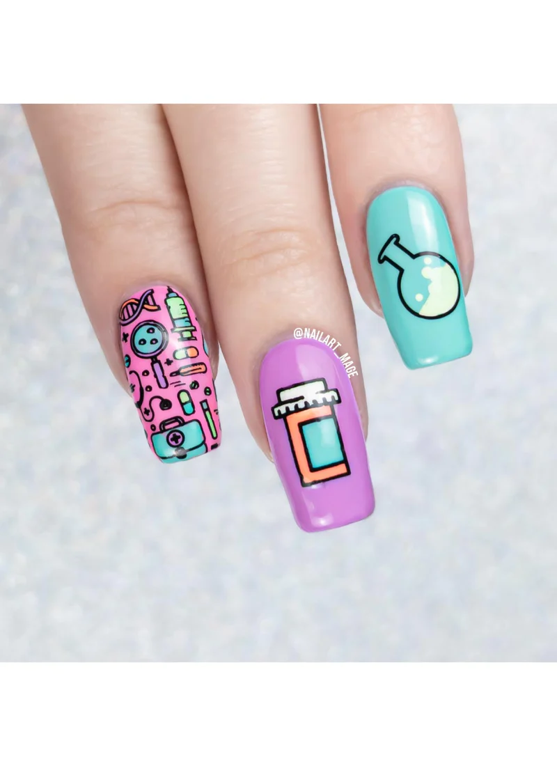 Medical Science - Uber Chic Stamping Plate