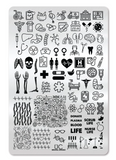 Medical Science - Uber Chic Stamping Plate