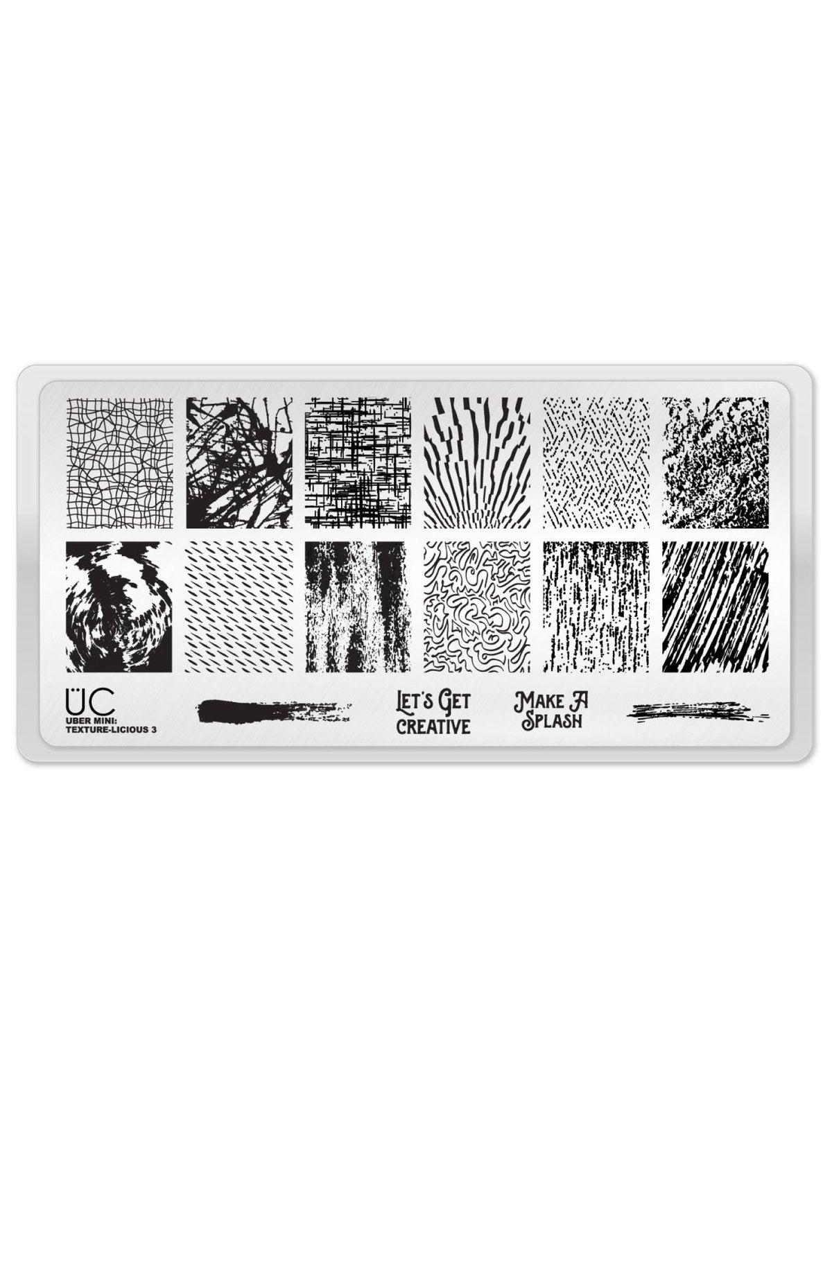Texture-licious 3 - Uber Chic Mini Stamping Plate Main image