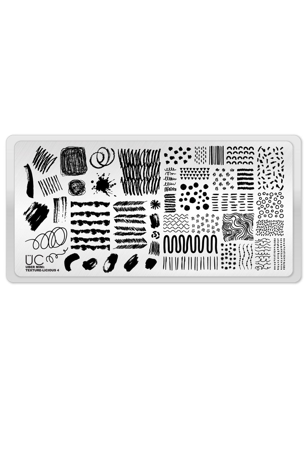 Texture-licious 4 - Uber Chic Mini Stamping Plate Main image