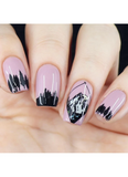 Modern Mountainscapes - Uber Chic Mini Stamping Plate