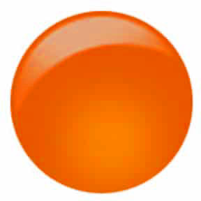 Hot Orange Nail Art Paint with Striper Brush Main image