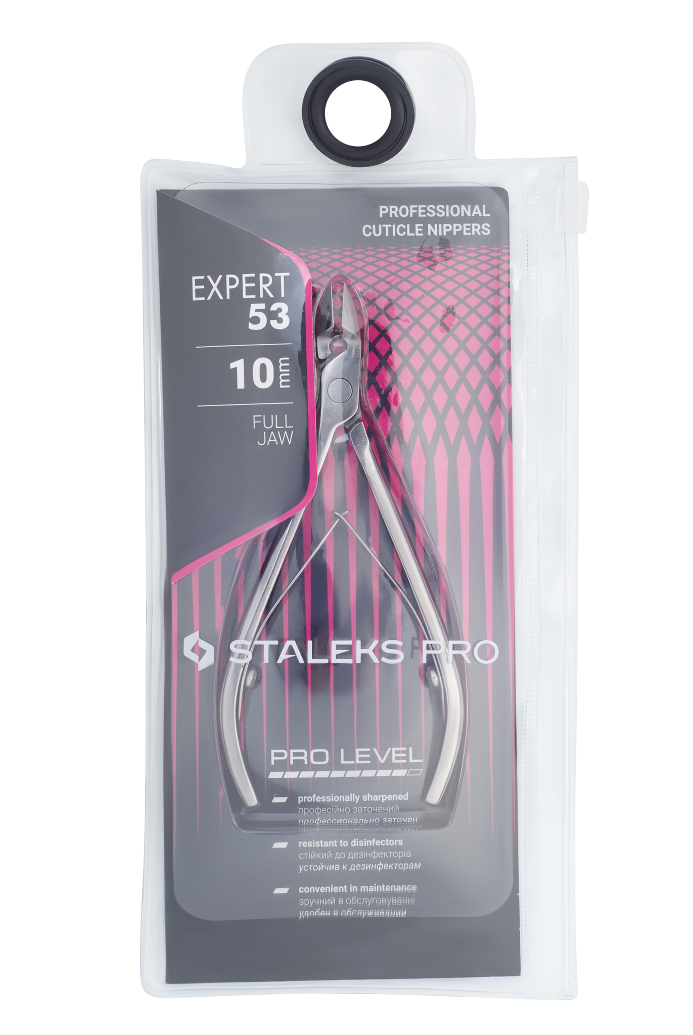 Staleks Pro EXPERT Professional Cuticle Nippers - 10mm - NE-53-10