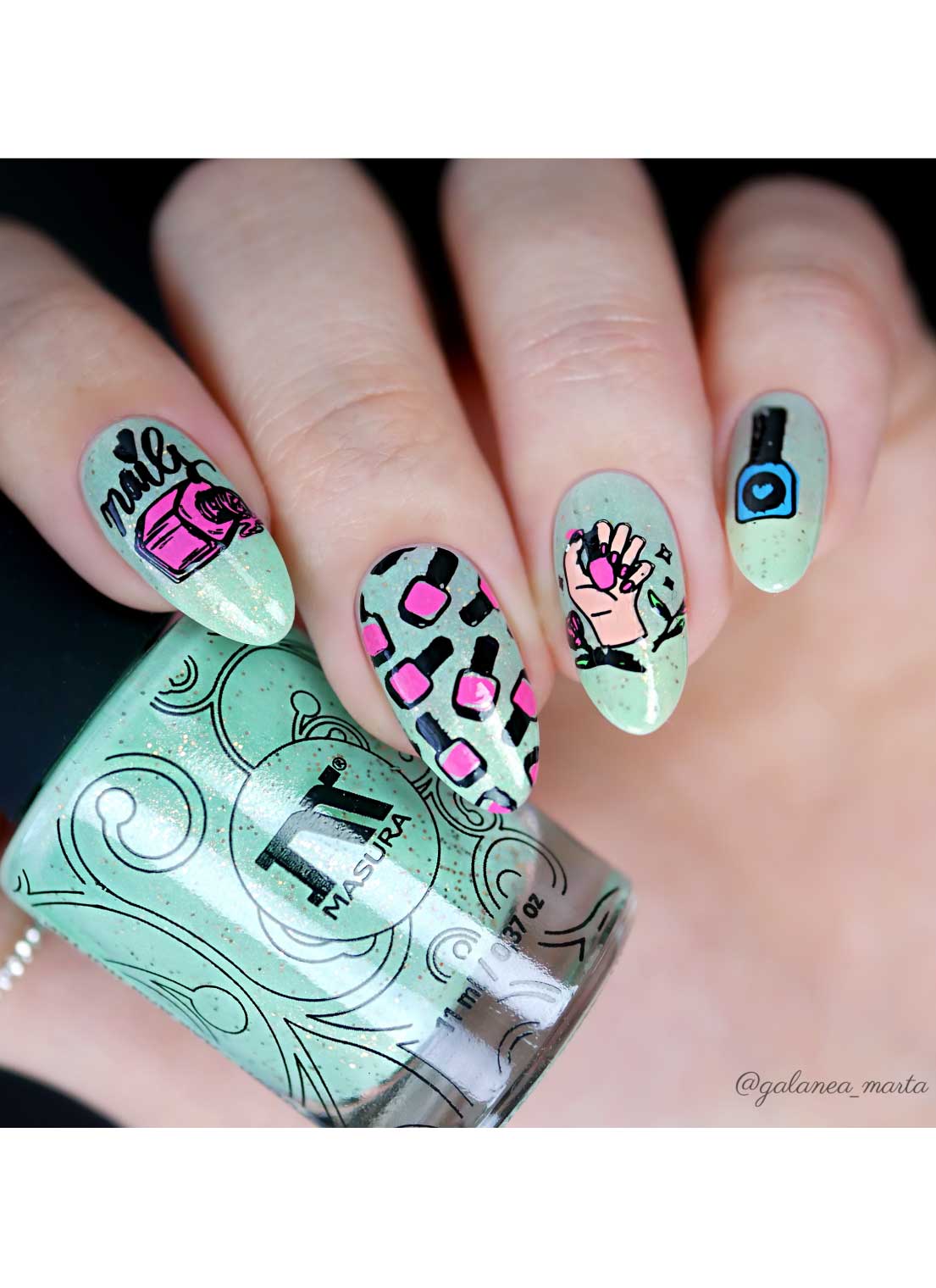 Nail Polish is LIFE! - Uber Chic Stamping Plate