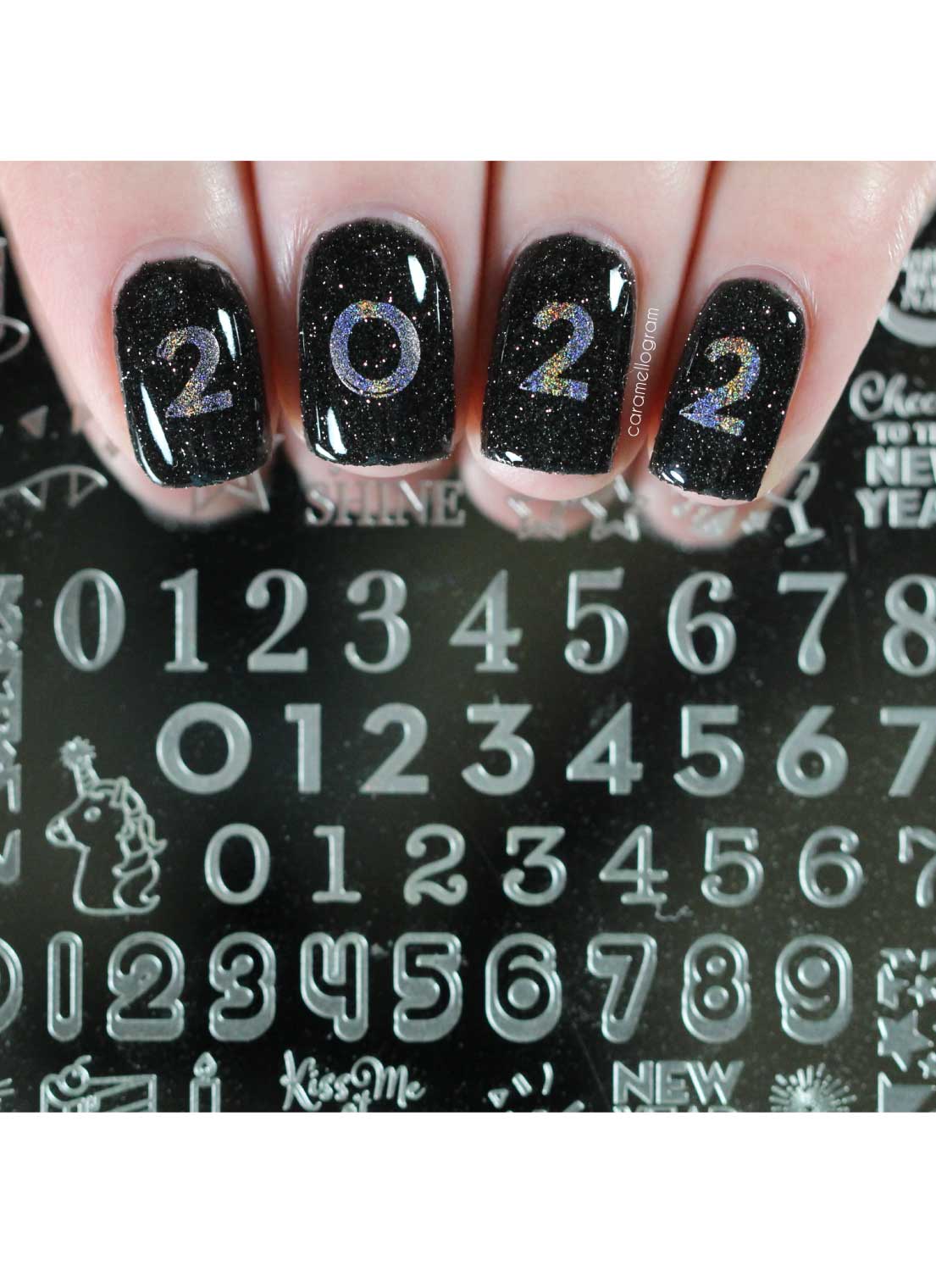 New Year New Digits Uber Chic Stamping Plate