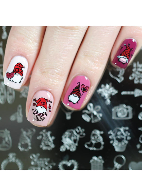 Elements of Love -  Uber Chic Stamping Plate