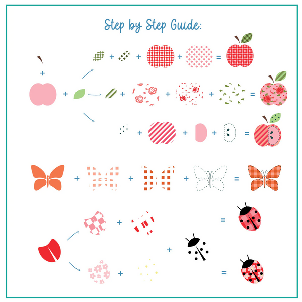 Patterned Spring ONE (CjS-285)  Steel Nail Art Stamping Plate