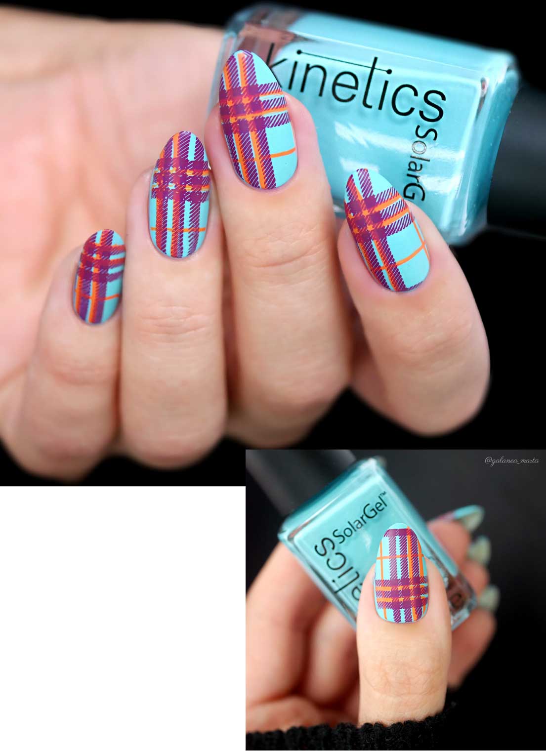 Pretty In Plaid 3 - Uber Chic Stamping Plate