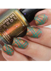 Pretty In Plaid 3 - Uber Chic Stamping Plate