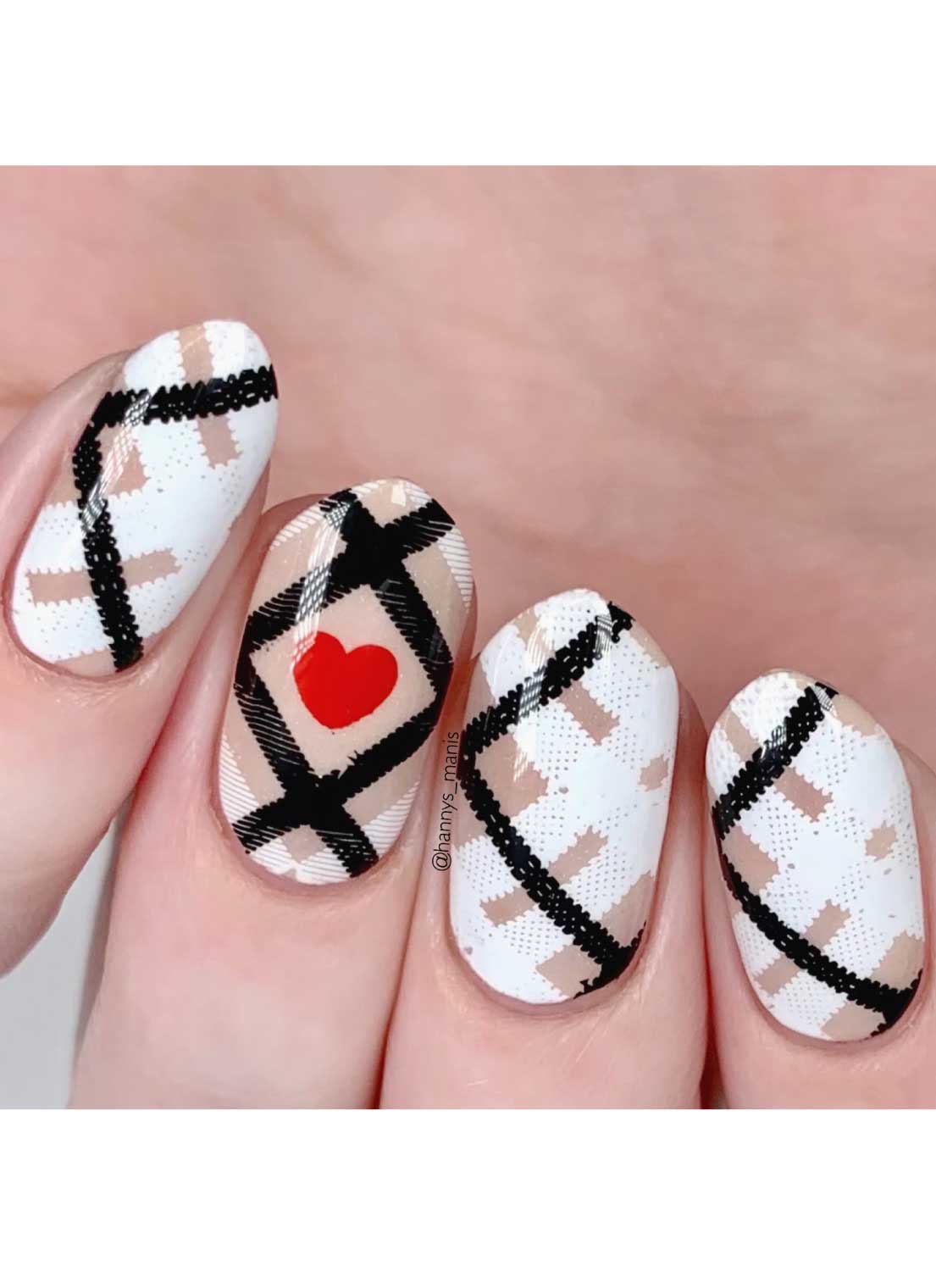 Pretty In Plaid 3 - Uber Chic Stamping Plate