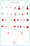 Poppy Day (CjSH-71) - Clear Jelly Stamping Plate