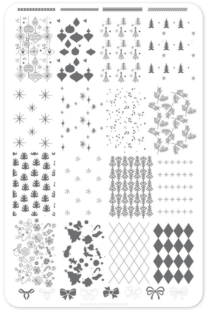 Pretty Paper - Classic (CjS C-25) - Clear Jelly Stamping Plate Secondary image