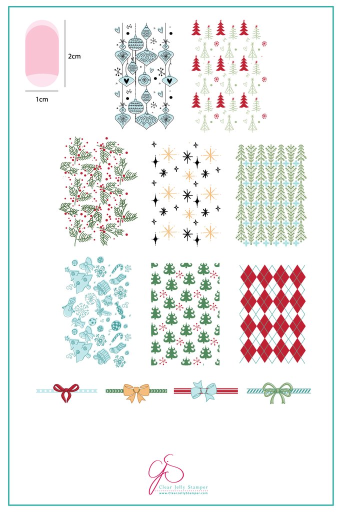 Pretty Paper - Classic (CjS C-25) - Clear Jelly Stamping Plate Main image