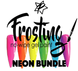 Frosting - NEON -  No Wipe Gel Paint - 6 Colors!