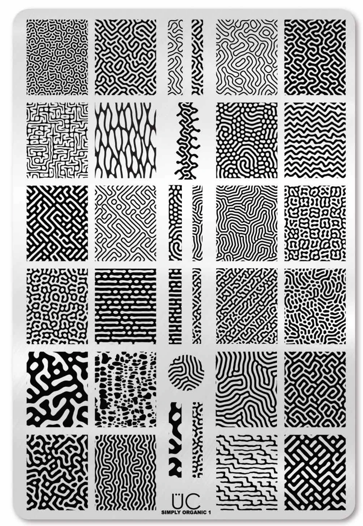 Simply Organic 1 -  Uber Chic Stamping Plate Main image