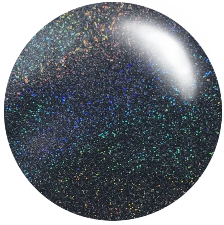 Holo Dark Grey Stamping Polish #H06 Secondary image