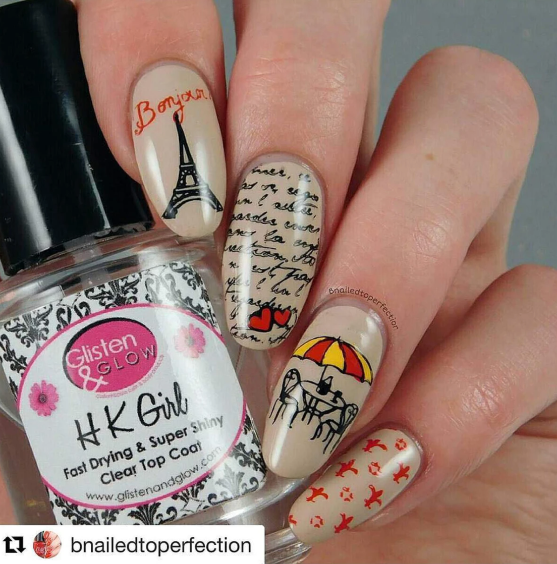 Paris in Love - Uber Chic Mini Stamping Plate Secondary image