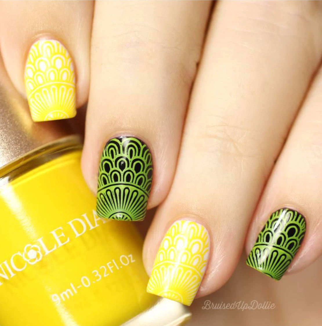 Radiate Love - Uber Chic Nail Stamping Plate