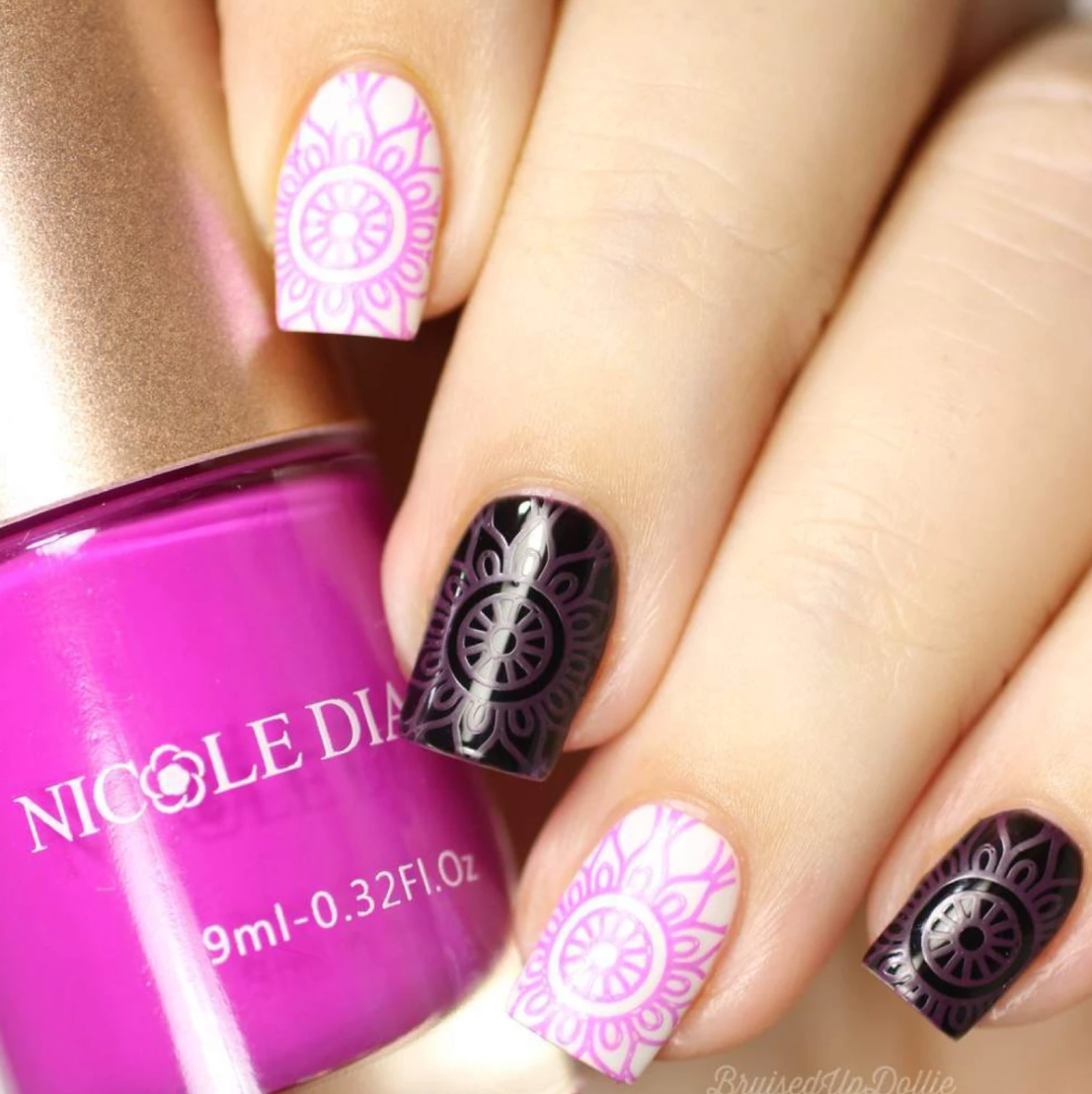 Radiate Love - Uber Chic Nail Stamping Plate