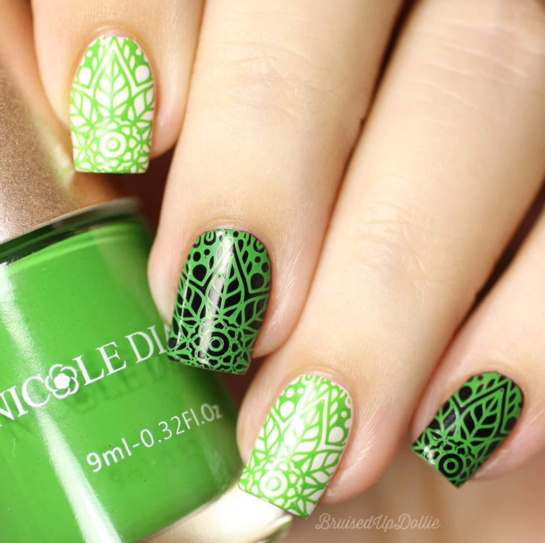 Radiate Love - Uber Chic Nail Stamping Plate