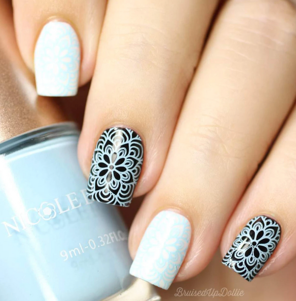 Radiate Love - Uber Chic Nail Stamping Plate