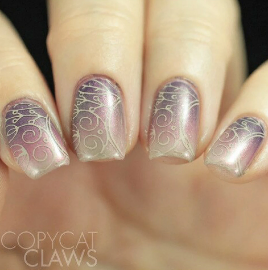 Radiate Love - Uber Chic Nail Stamping Plate