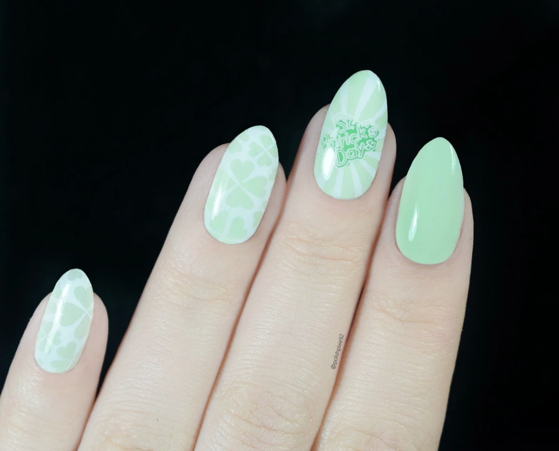 St Patrick's Day 1 - Uber Chic Mini Stamping Plate