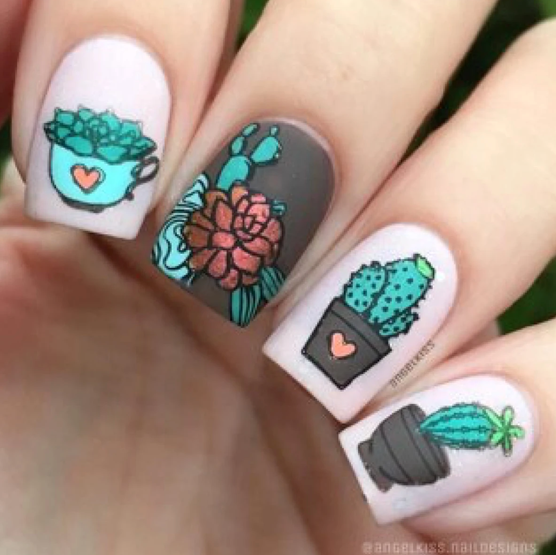Succulents - Uber Chic Mini Stamping Plate Secondary image
