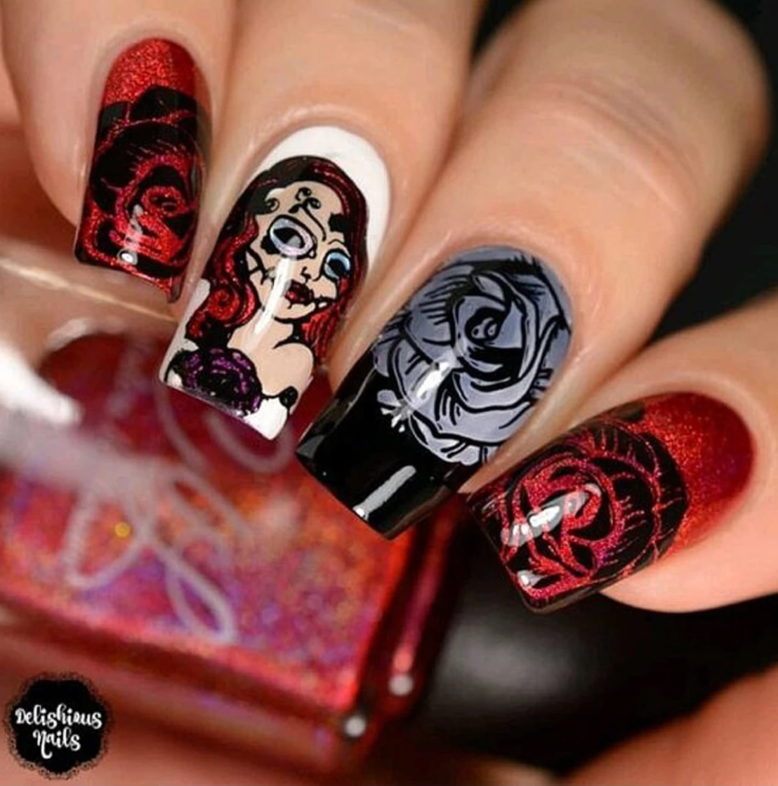 Sugar Skulls - Uber Chic Stamping Plate Secondary image