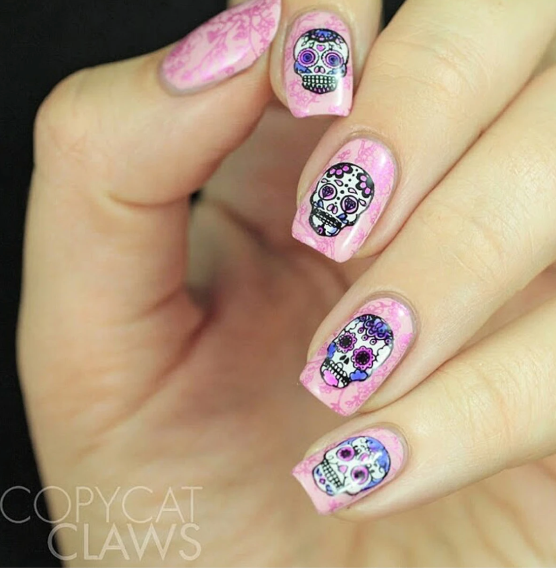 Sugar Skulls - Uber Chic Stamping Plate