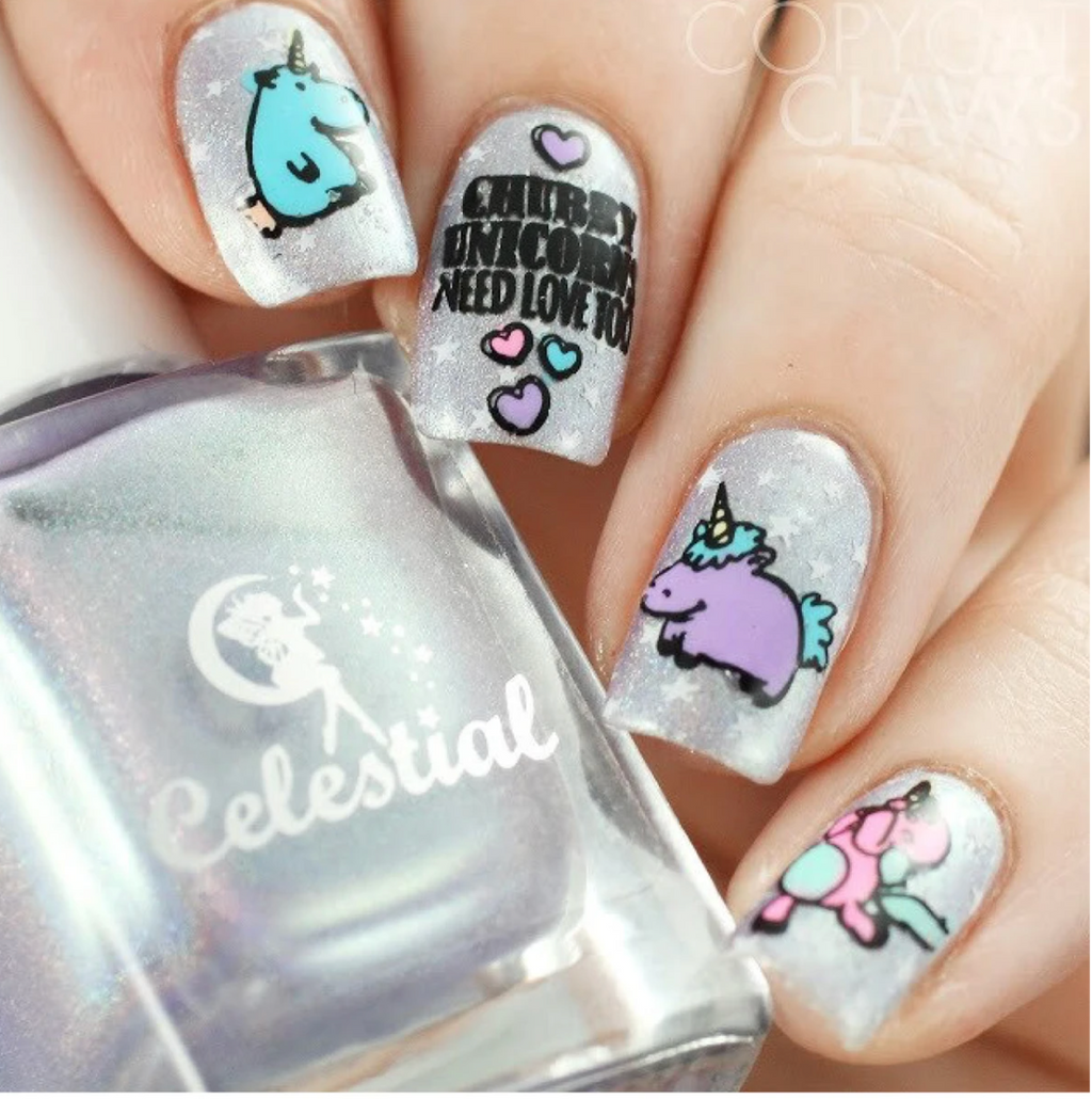 Unicorn Love - Uber Chic Stamping Plate
