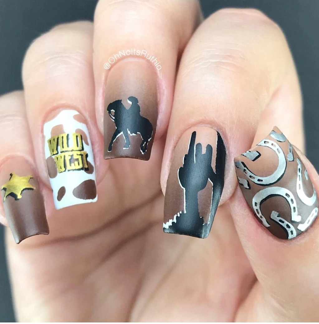 Wild West 1 - Uber Chic Stamping Plate