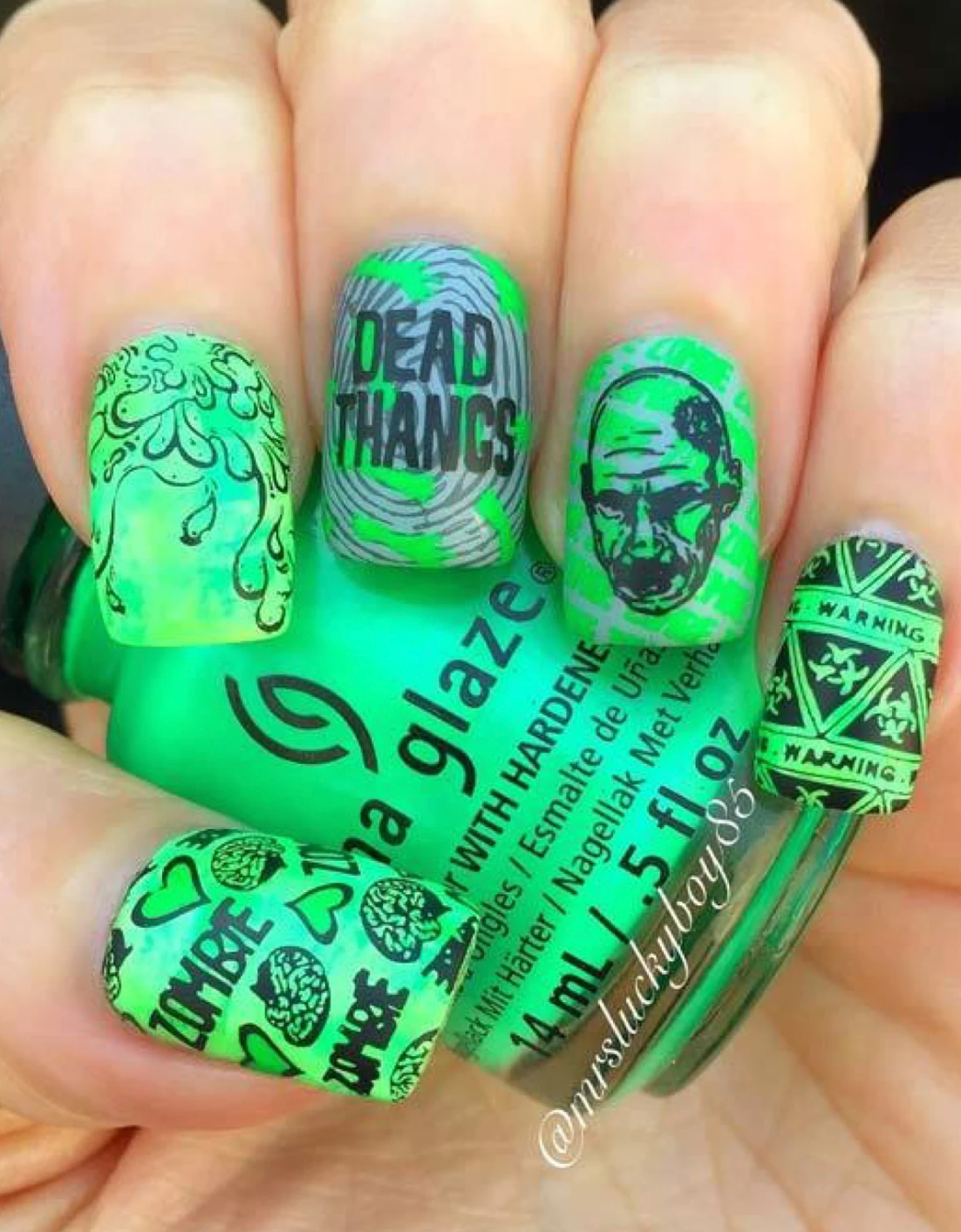 Zombie Love 1 - Special Edition Uber Chic Stamping Plate Secondary image