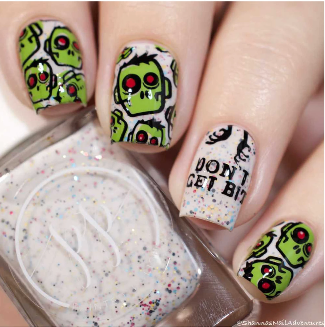 Zombie Love 2 - Uber Chic Stamping Plate Secondary image