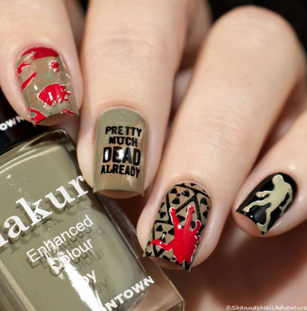 Zombie Love 2 - Uber Chic Stamping Plate