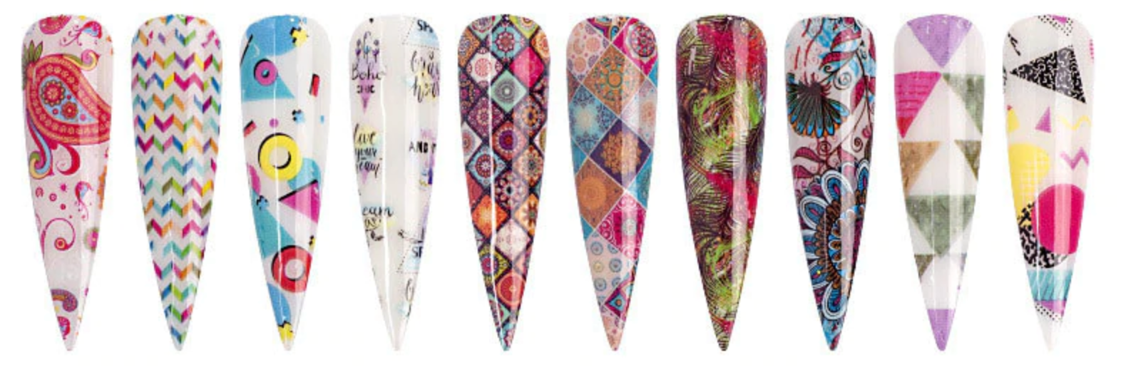 Tiled Foil Set - 10pc Secondary image