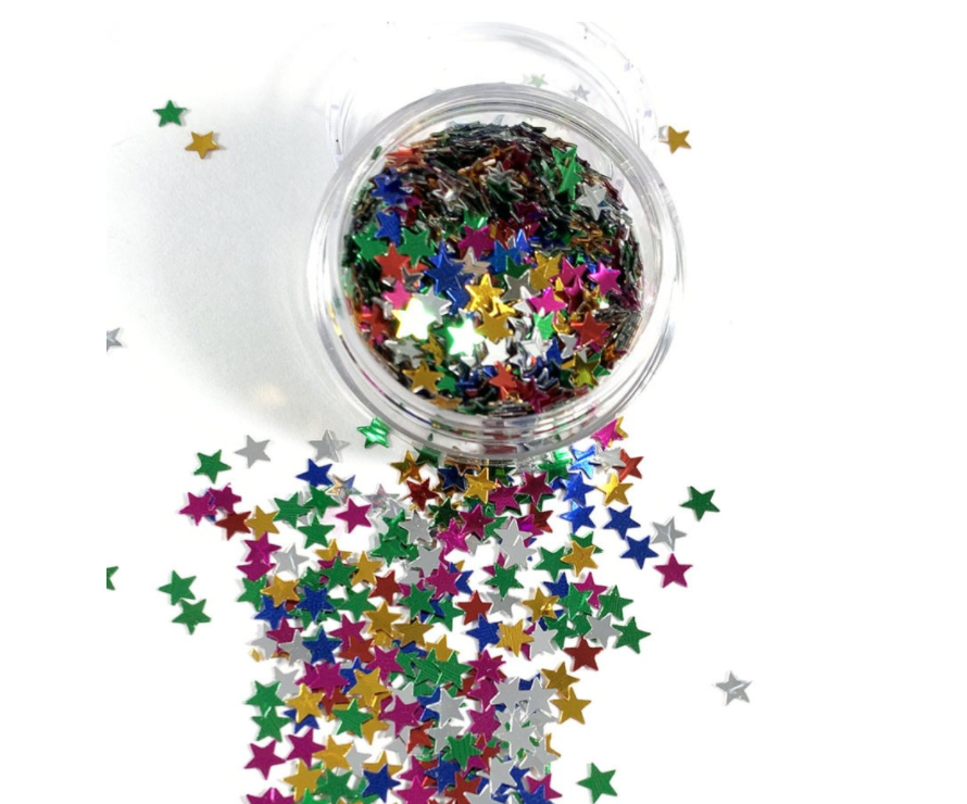 Multicolored Stars Confetti Glitter Main image