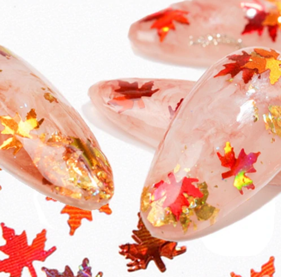 Glitter Kit Sets with 12 Different Gitters - Leaves Secondary image
