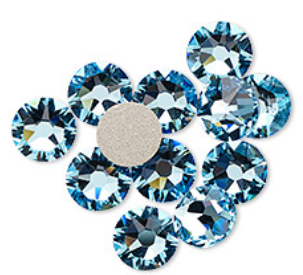 Pave Pack of Crystals - Swarovski® & Preciosa - Aquamarine Main image
