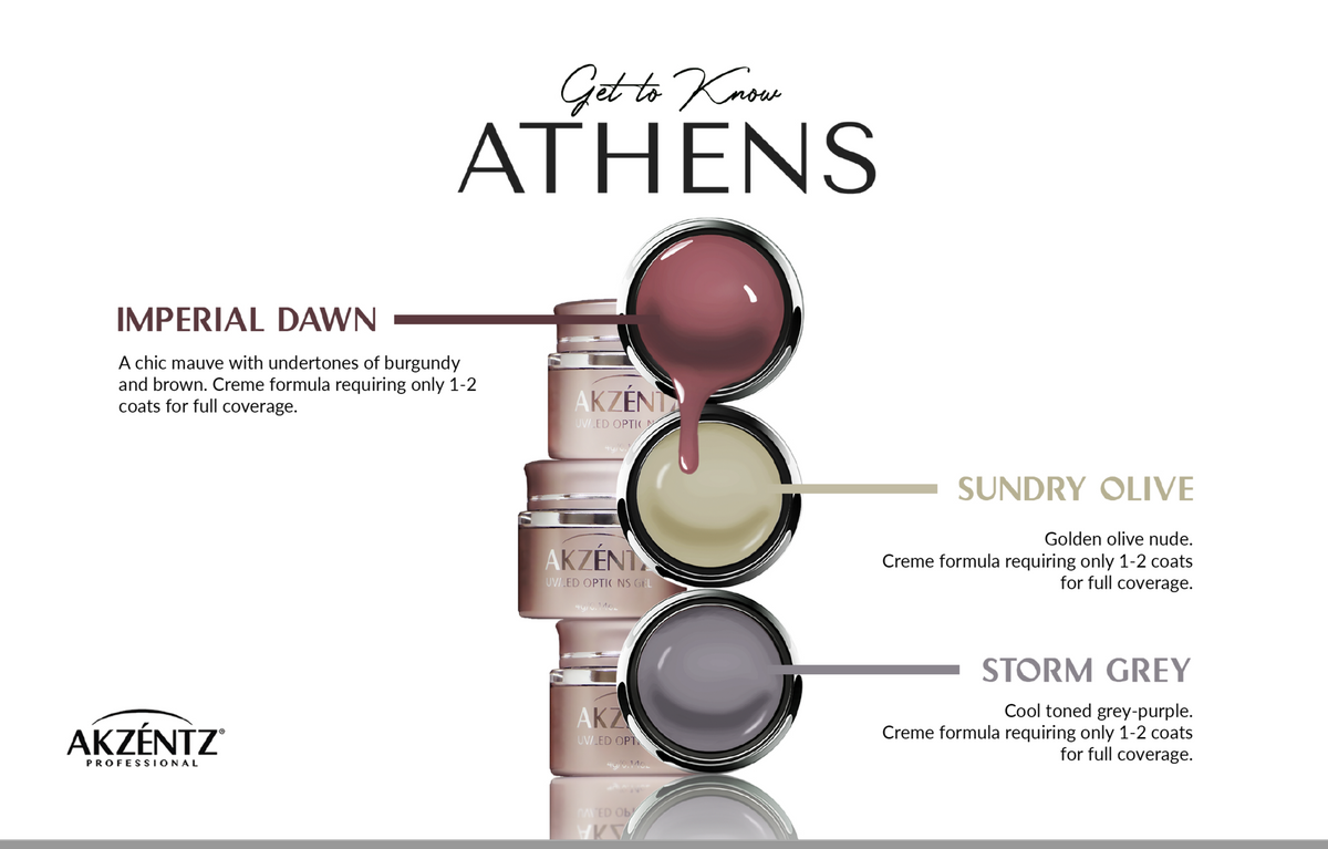 Athens FULL SIZE Collection - Akzentz Options UV/LED Main image