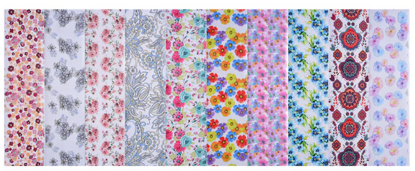 Vintage Bloom Foil Set - 10pc