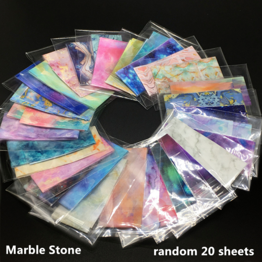 20 Piece Foil Sampler - Marble and Stone Main image