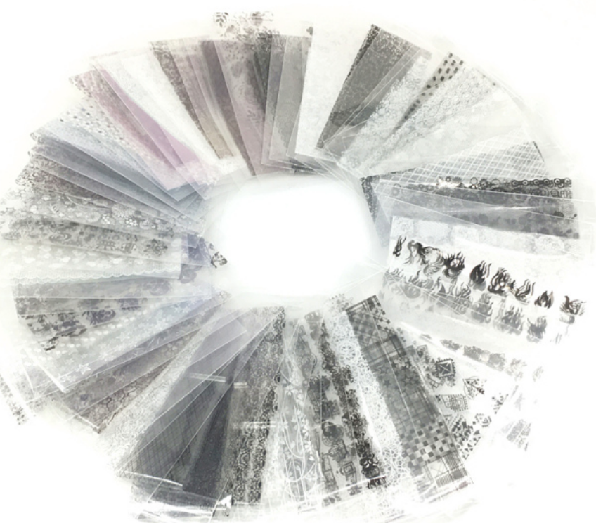 20 Piece Foil Sampler - Black & White Main image