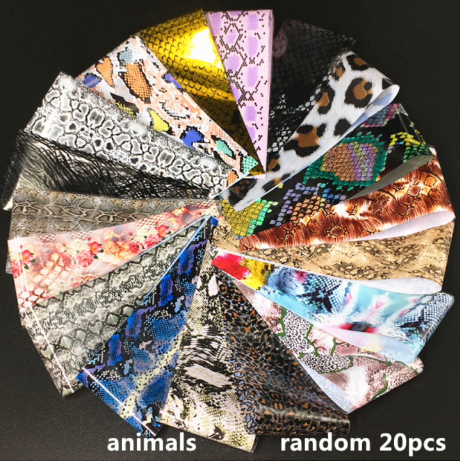 20 Piece Foil Sampler - Animal Prints Main image