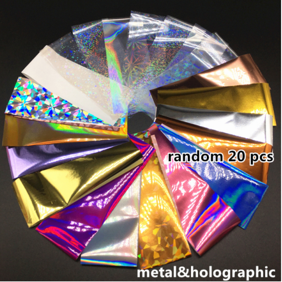 20 Piece Foil Sampler - Metal and Holograpic Main image