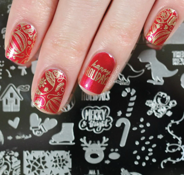 Merry & Bright - Uber Chic Stamping Plate