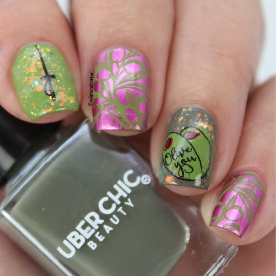 Give Me Olive The Polish - Stamping Polish - Uber Chic 12ml Secondary image